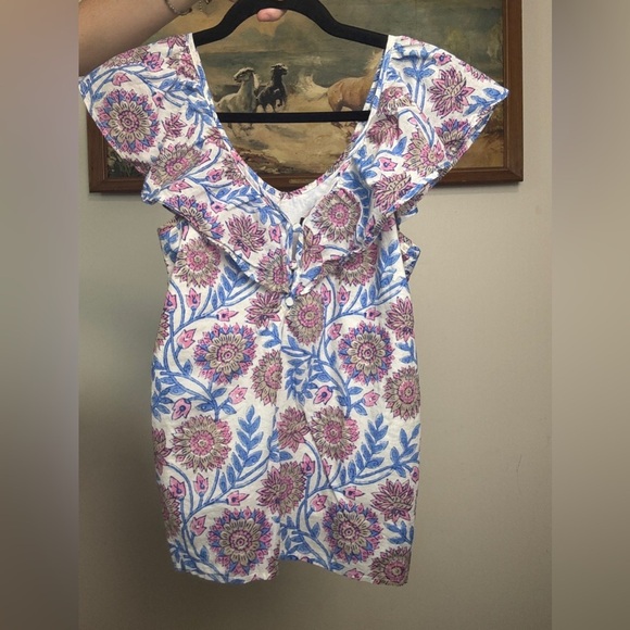 J. Crew Tops - JCrew floral 100% cotton tank - size XXS floral collared